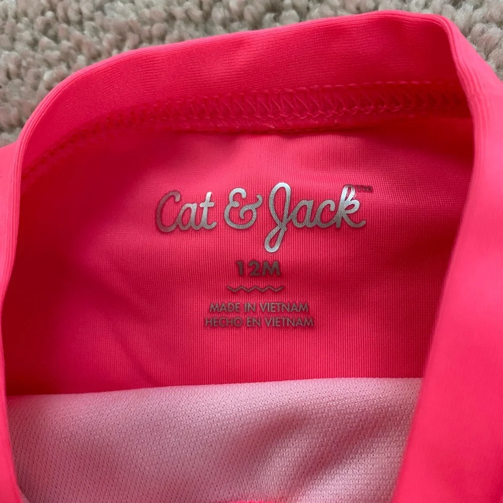 Cat and Jack toddler 2 piece swimsuit in size 12m